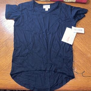 Brand new lularoe black size 4 Gracie top